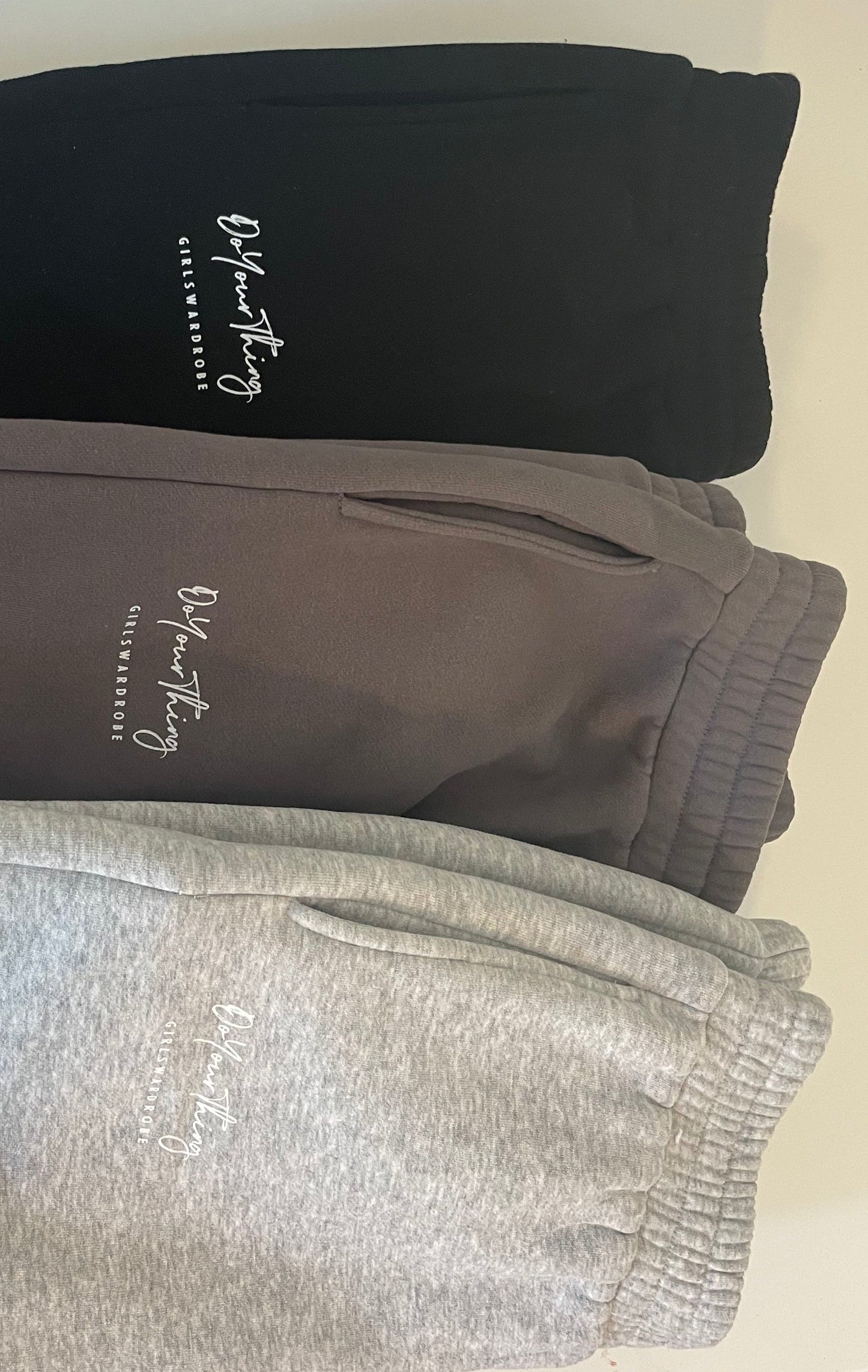 FORHÅNDSBESTILL Lysegrå sweatpants