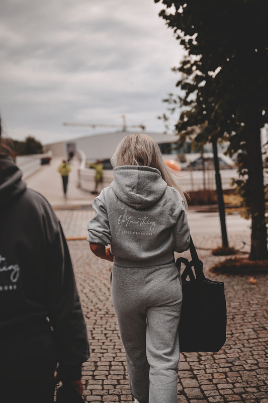 FORHÅNDSBESTILL Lysegrå sweatpants